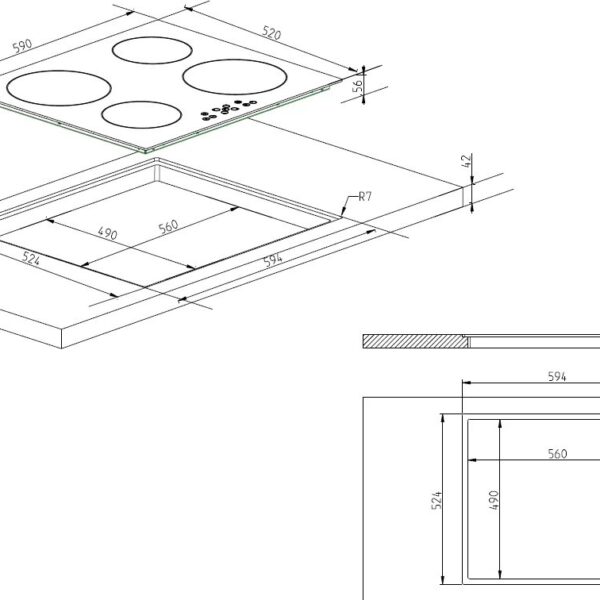 Kluge KPI6010B Induktioliesitaso – kuva 4