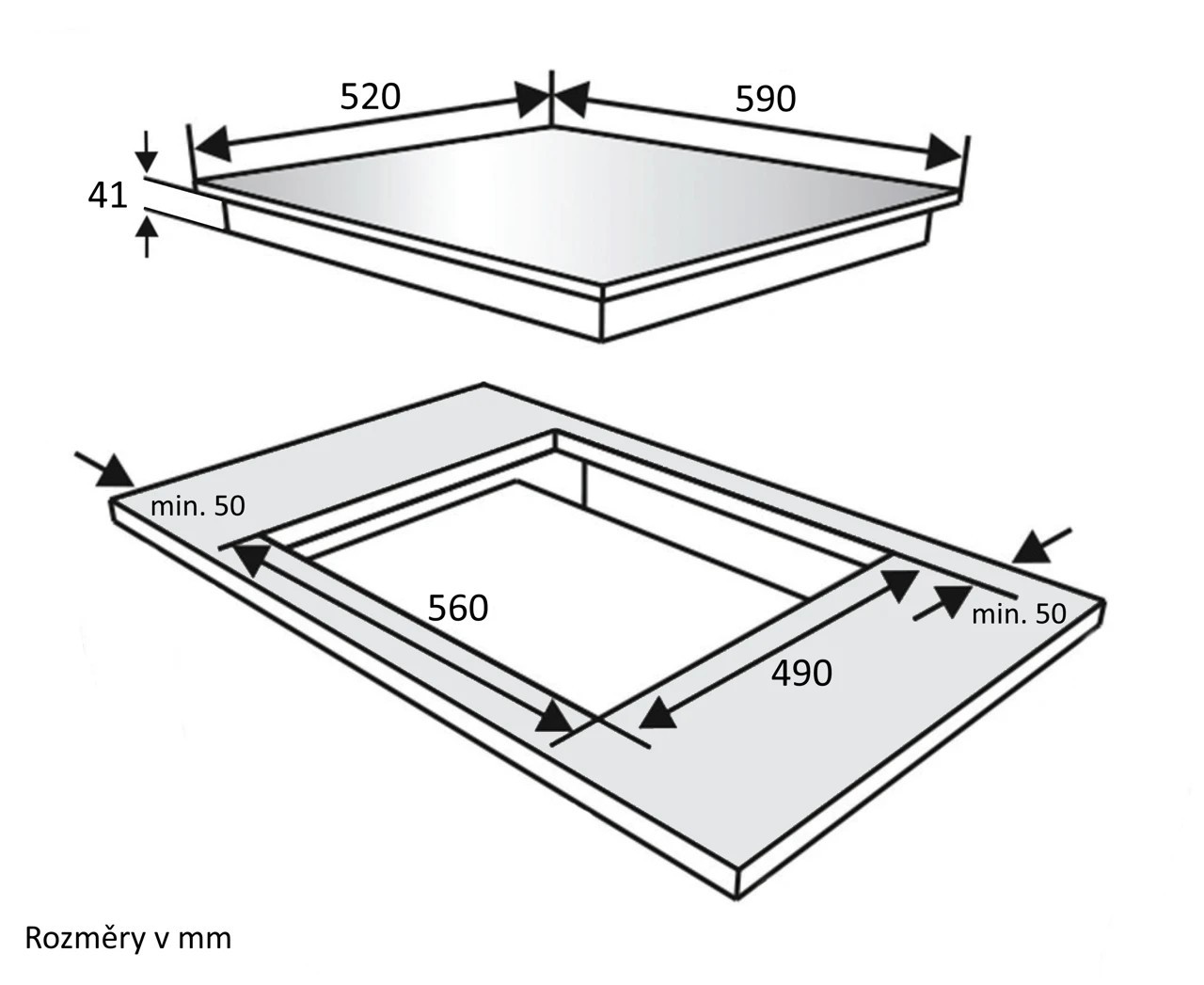 Kluge KPV6010B Keraaminen taso – kuva 1