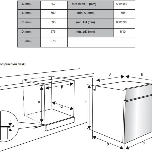 Kluge KTE1021B Uuni – kuva 4