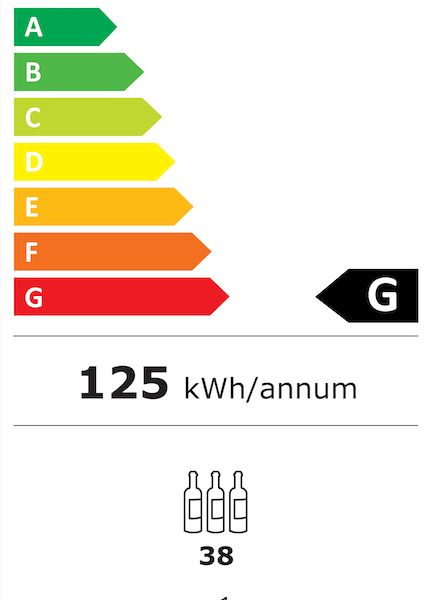 La Sommeliere LS38BLACK Viinikaappi – kuva 1