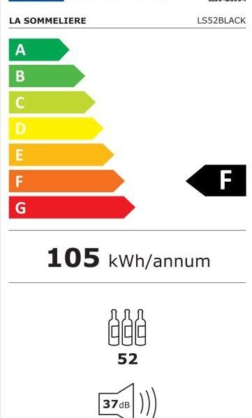 La Sommeliere LS52BLACK Viinikaappi – kuva 5