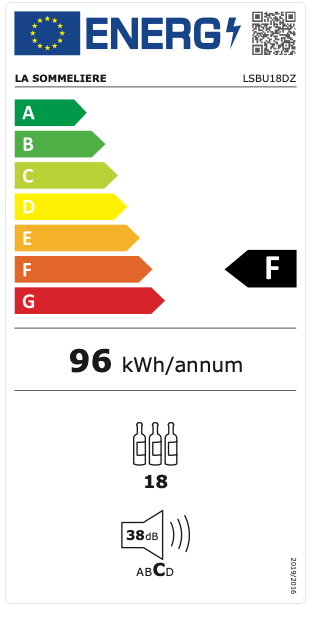 La Sommeliere LSBU18DZ Viinikaappi – kuva 3
