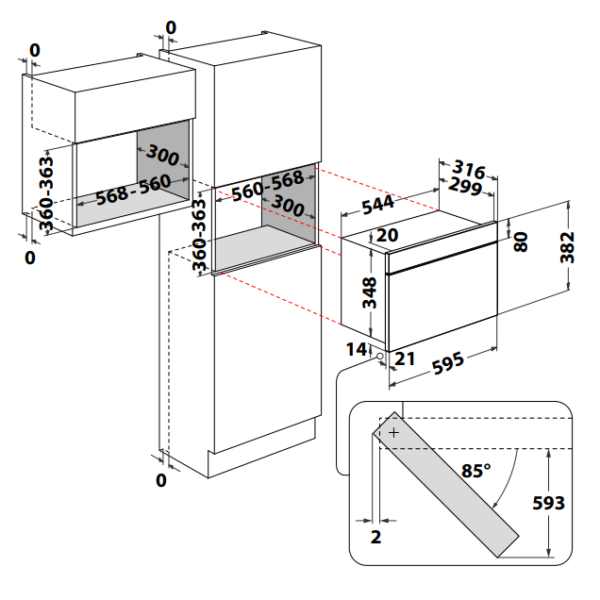 Whirlpool MBNA900X Mikroaaltouuni – kuva 1
