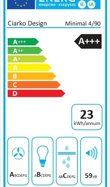 Ciarko Design MINIMAL4B90 Liesituuletin – kuva 5