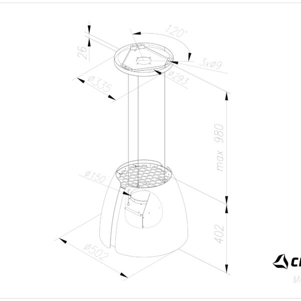 Ciarko Design MISSW Saarekeliesituuletin – kuva 4