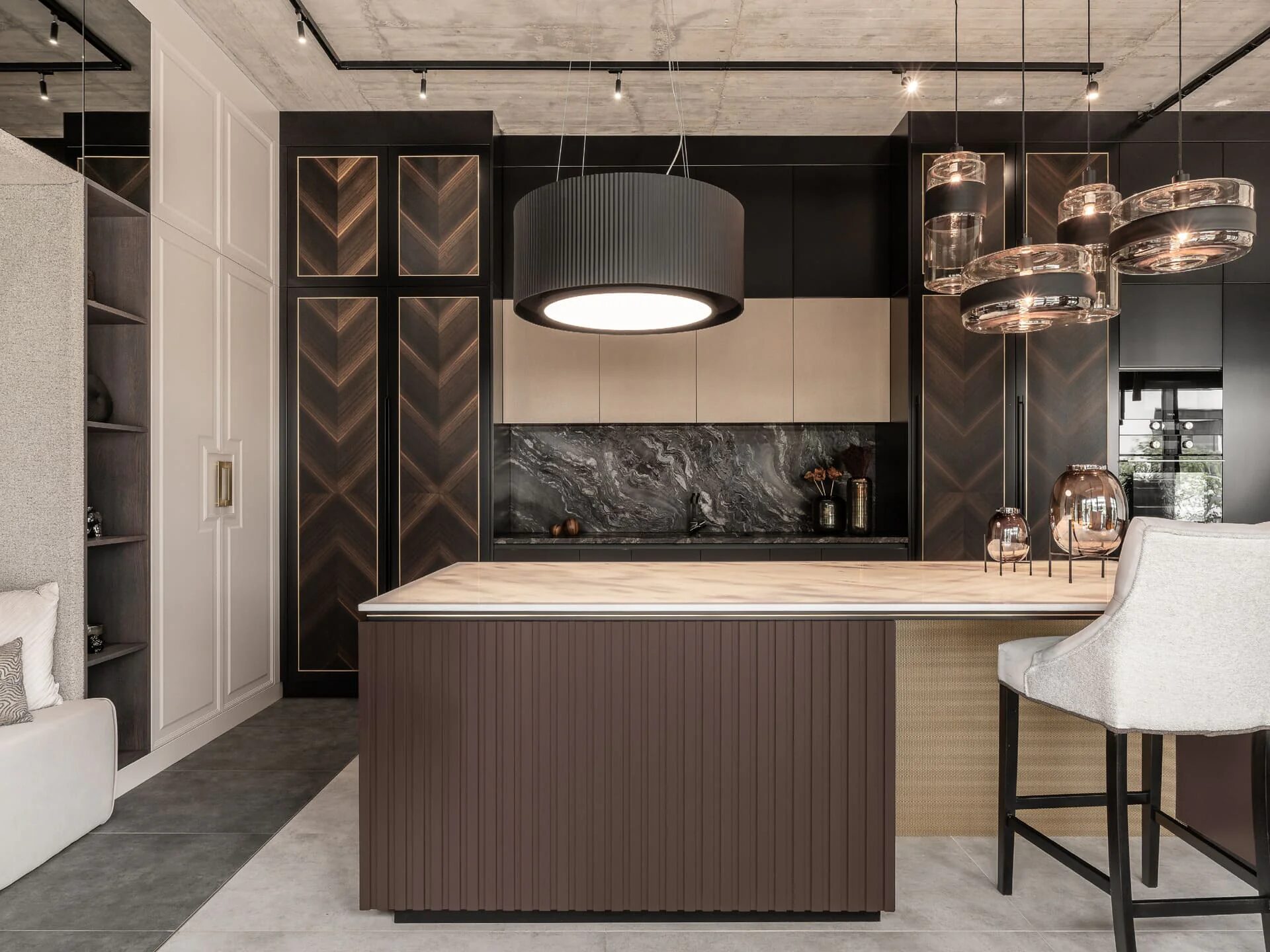 Ciarko Design MONOLIGHTIS60BSL Saarekeliesituuletin – kuva 2