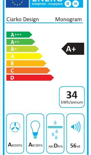 Ciarko Design MONOGRAMESL Liesituuletin – kuva 4