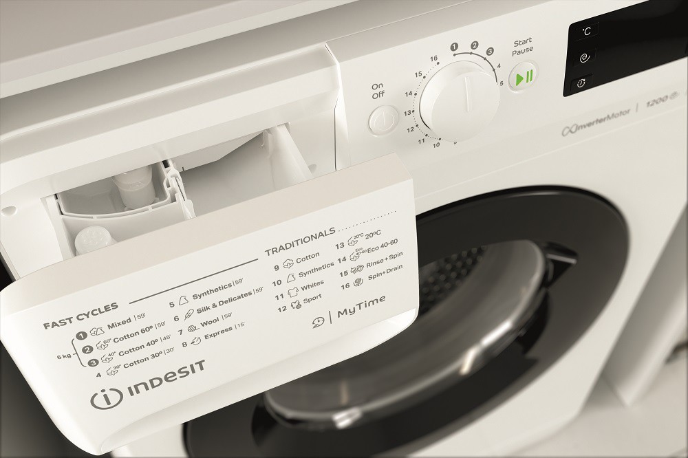 Indesit MTWSE61294WKEE Pyykinpesukone – kuva 3