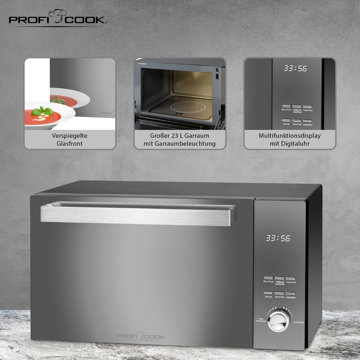 ProfiCook MWG1204 Mikroaaltouuni – kuva 3