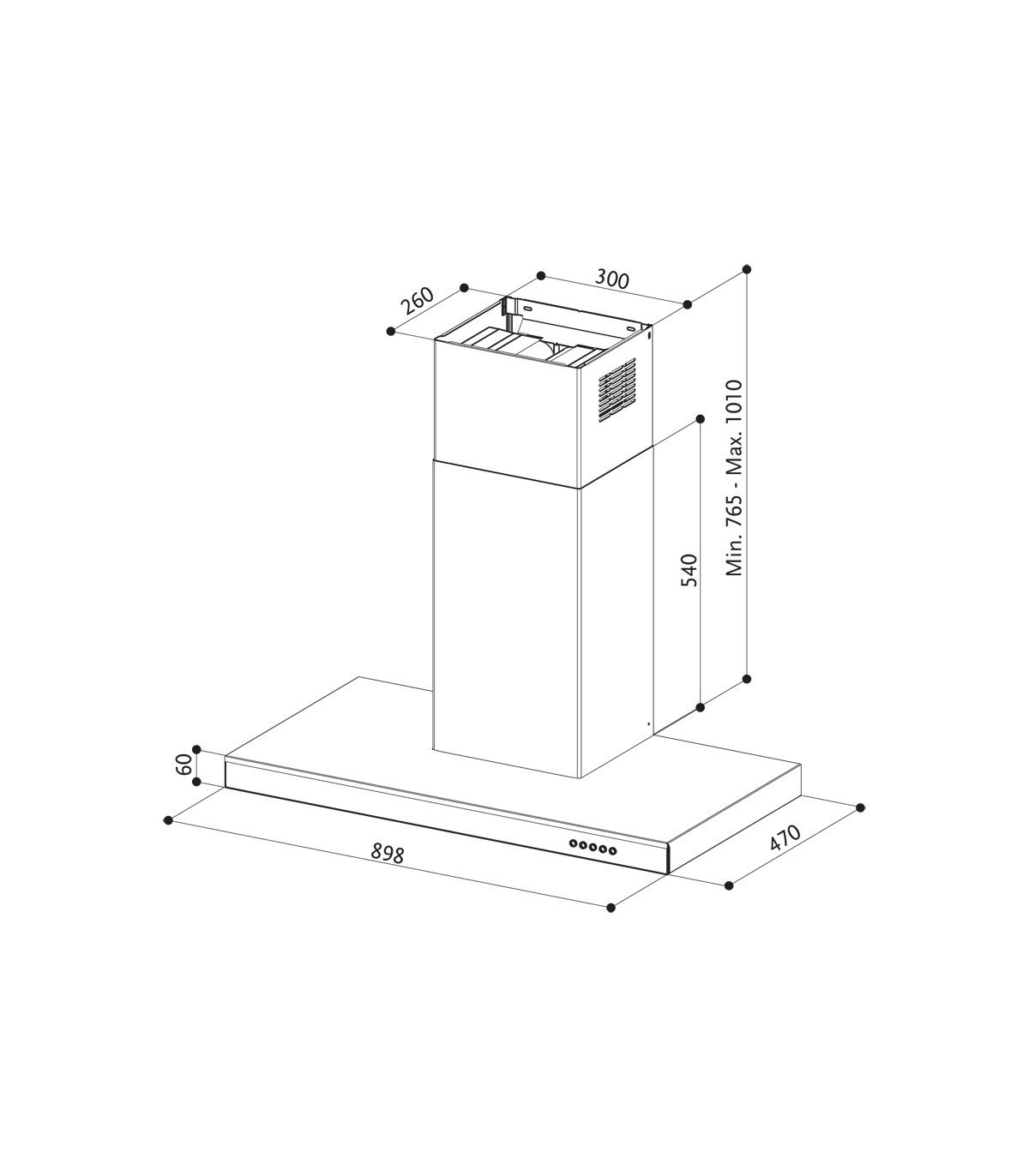 Faber ONYXT90 Liesituuletin – kuva 3