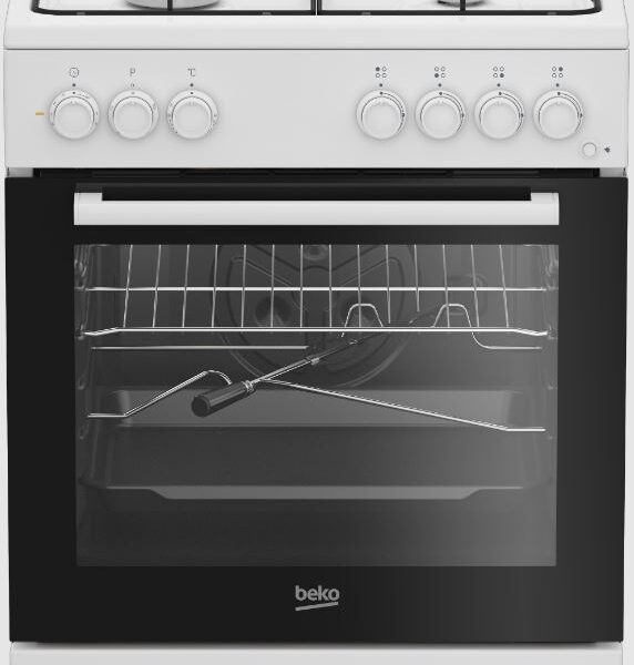 Beko FBST62110DW Kaasuliesi sähköuunilla