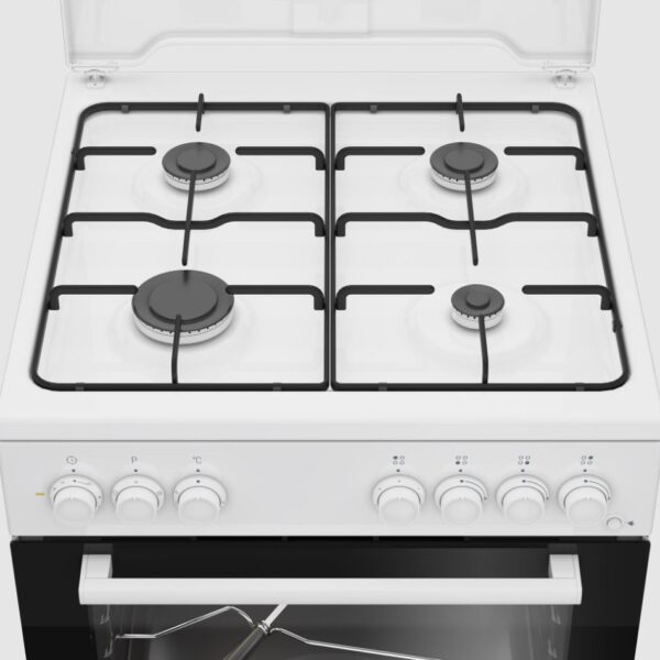 Beko FBST62110DW Kaasuliesi sähköuunilla – kuva 4