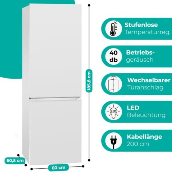 Bomann KG7357W Jääkaappipakastin – kuva 6