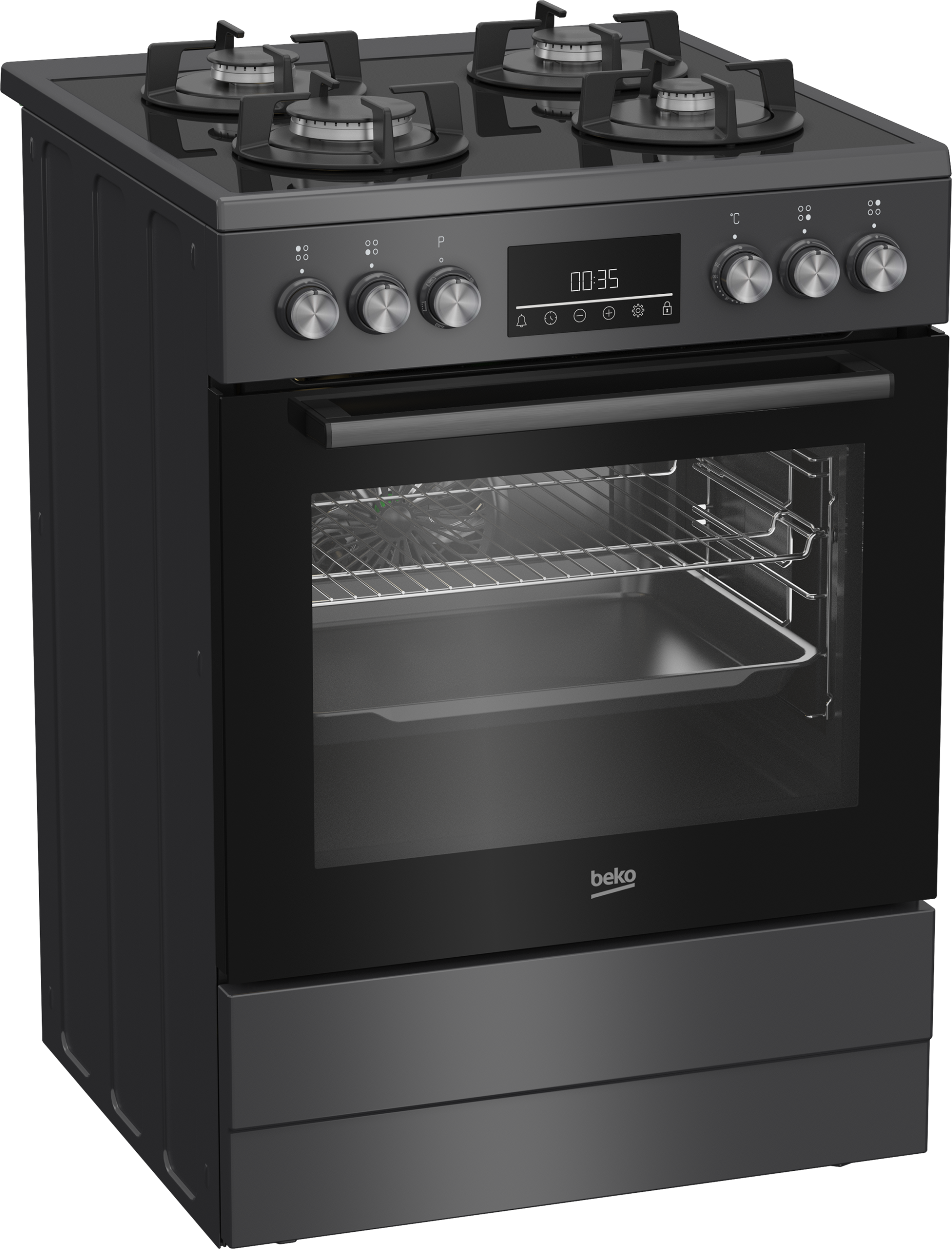 Beko FBM62330GADSN Kaasuliesi sähköuunilla – kuva 4