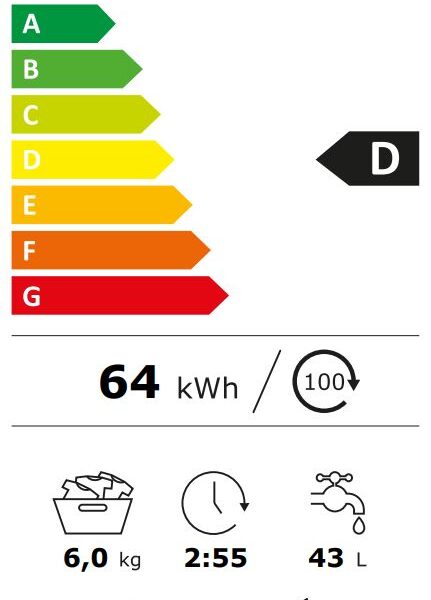 Indesit MTWSA61053WEE Pyykinpesukone – kuva 4