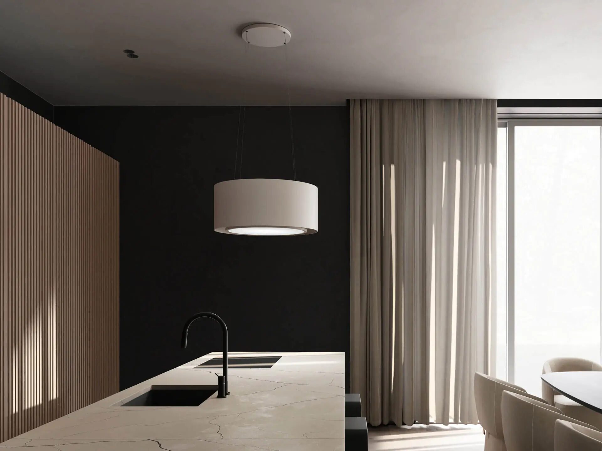 Ciarko Design PIULIGHTIS80ESL Saarekeliesituuletin – kuva 4