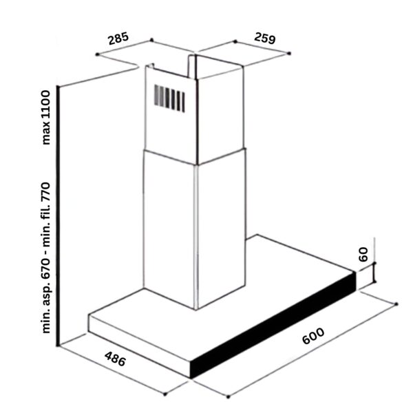 Greentek POLAR60BL Liesituuletin – kuva 1