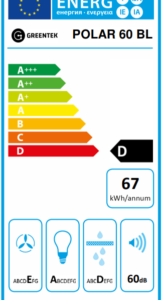 Greentek POLAR60BL Liesituuletin – kuva 2