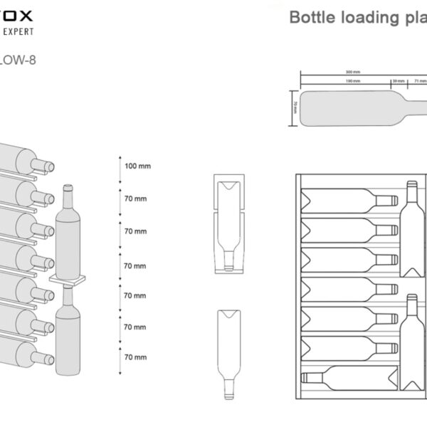 Dunavox DAUF8.23SS Viinikaappi – kuva 3