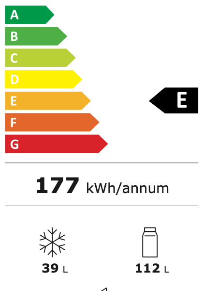 Frigelux RDP151BE Jenkkikaappi – kuva 2