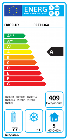 Frigelux RE2T136A Laatikkojääkaappi – kuva 1