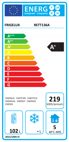 Frigelux RETT136A Jääkaappi ulkokäyttöön – kuva 5