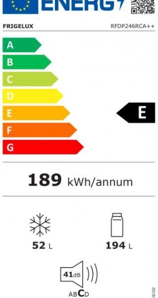 Frigelux RFDP246RCA Jenkkikaappi – kuva 2
