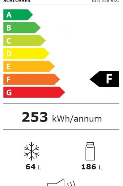 Schlosser RFR258VXC Jääkaappipakastin – kuva 4