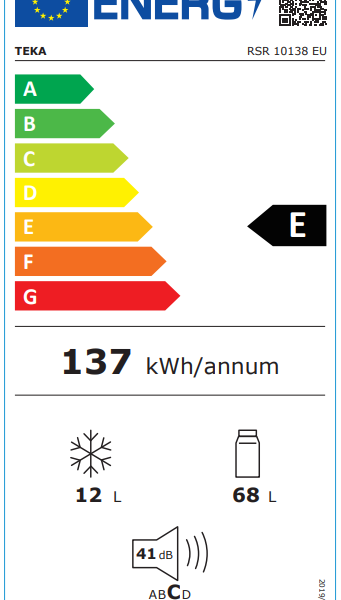 Teka RSR10138WH Jääkaappi – kuva 5