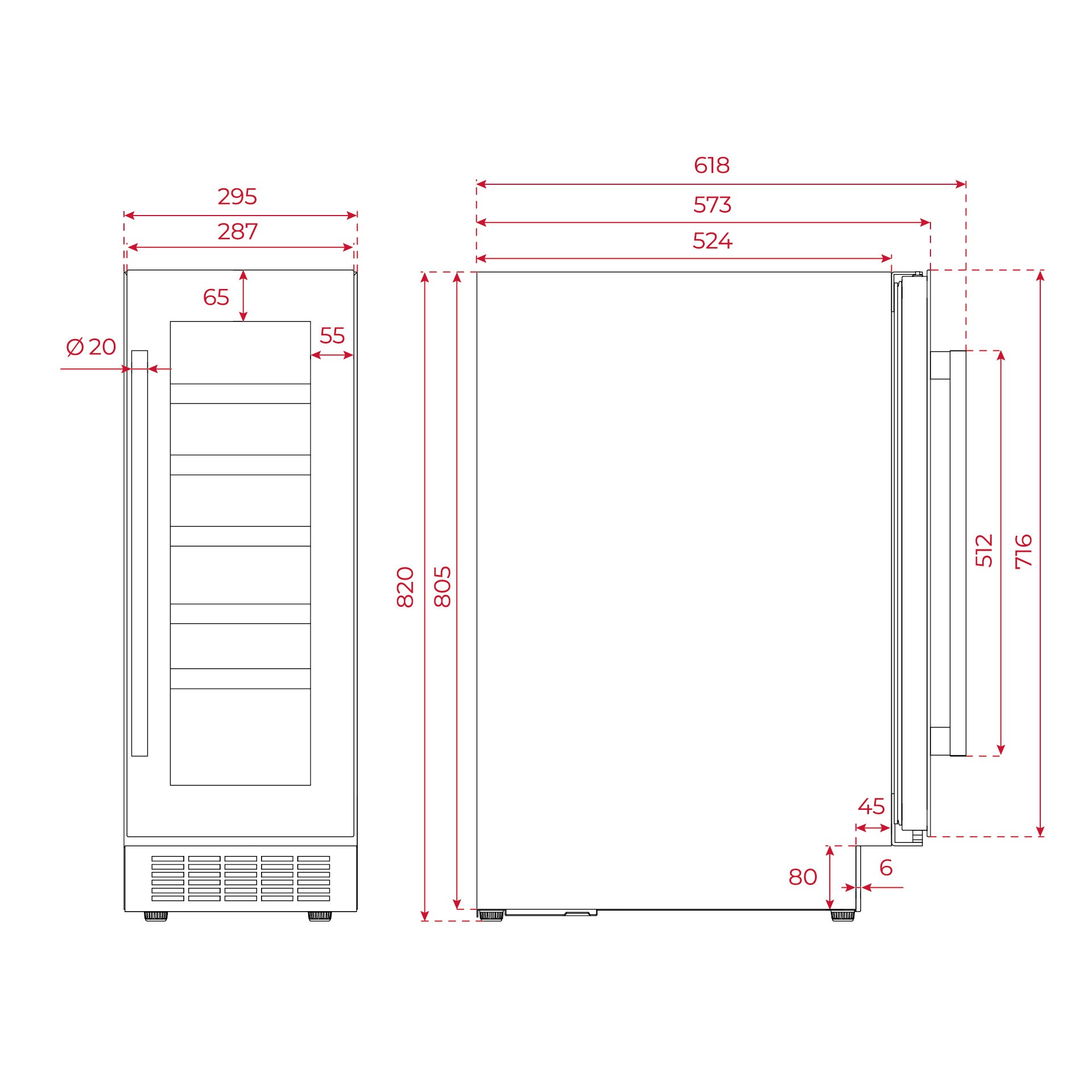 Teka RVU10020GBK Viinikaappi – kuva 5