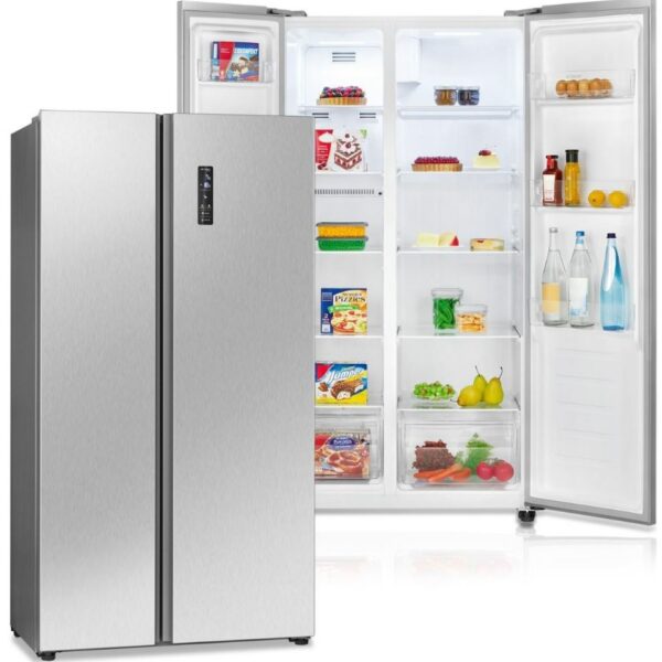 Bomann SBS7344IX Side-by-side Jääkaappi – kuva 4