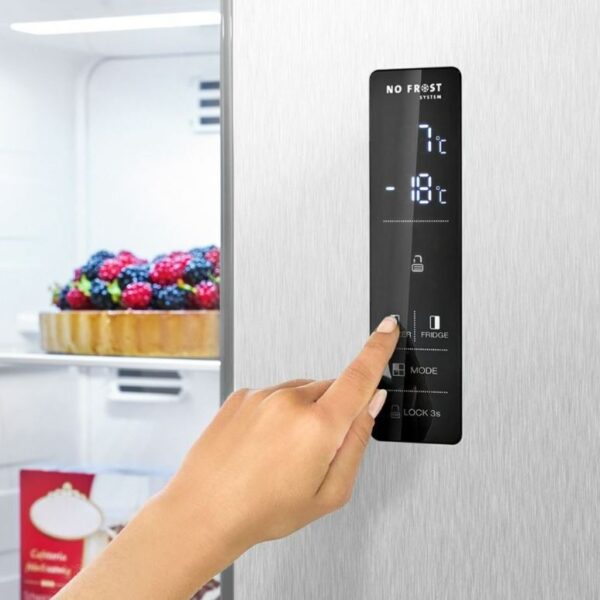 Bomann SBS7344IX Side-by-side Jääkaappi – kuva 3