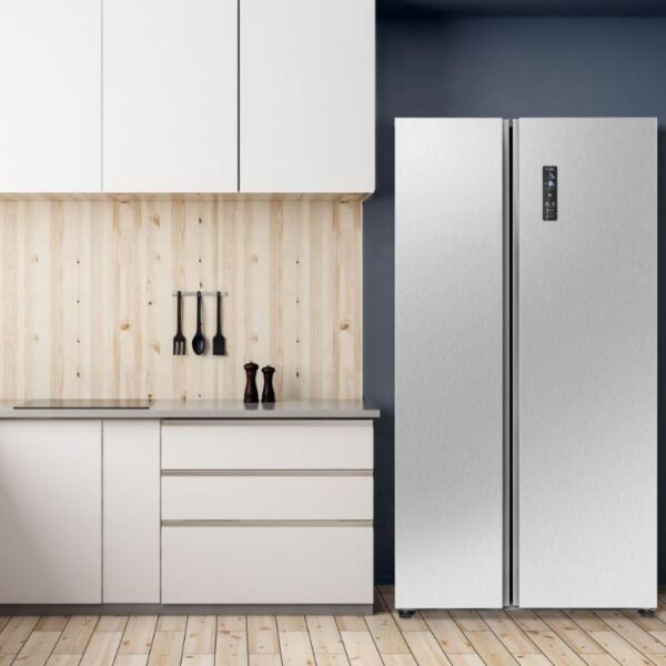 Bomann SBS7344IX Side-by-side Jääkaappi – kuva 1