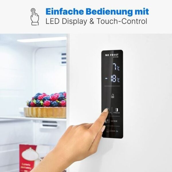 Bomann SBS7344W Side-by-side Jääkaappi – kuva 3