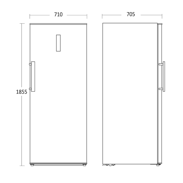 Scandomestic SFS381W Pakastin – kuva 2