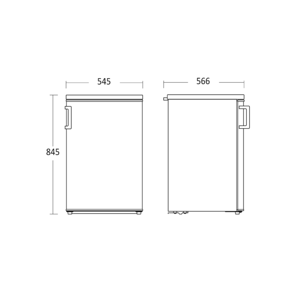 Scandomestic SFS82W Pakastin – kuva 1