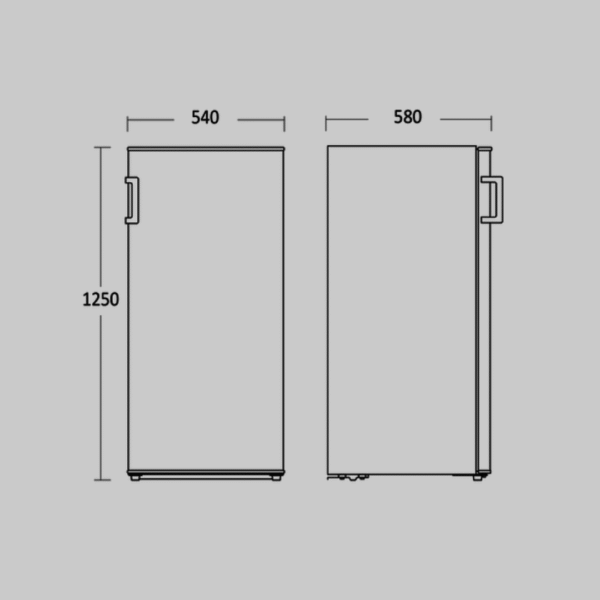 Scandomestic SKS201W Jääkaappi – kuva 4