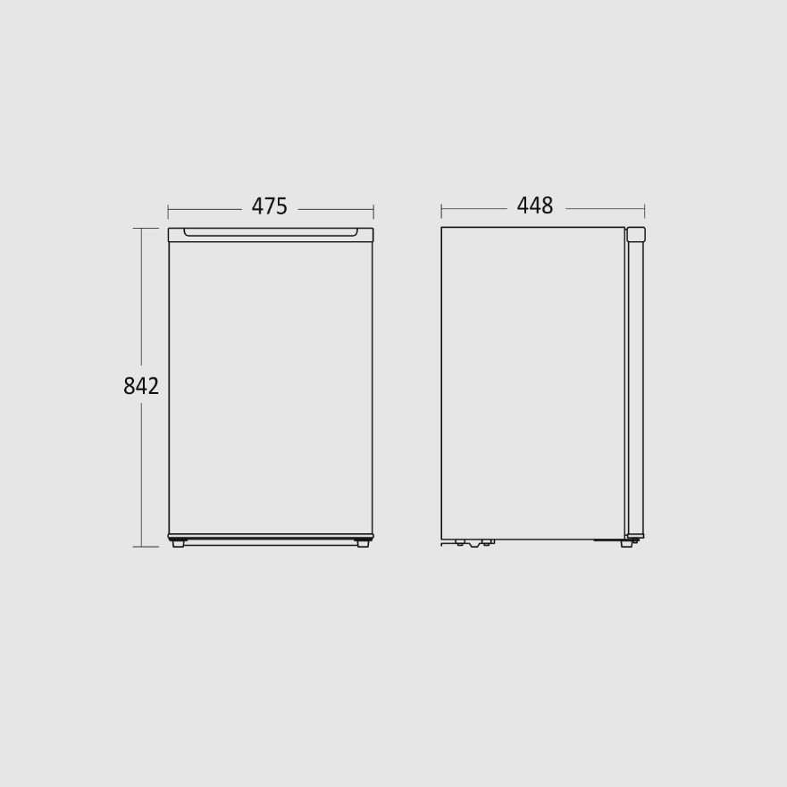 Scandomestic SKS92WE Jääkaappi – kuva 1
