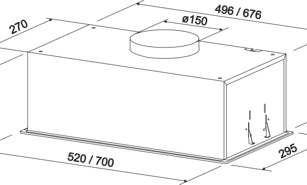 Eleyus SLA52BL Liesituuletin – kuva 5