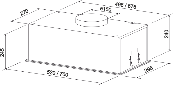 Eleyus SLA52WH Liesituuletin – kuva 4