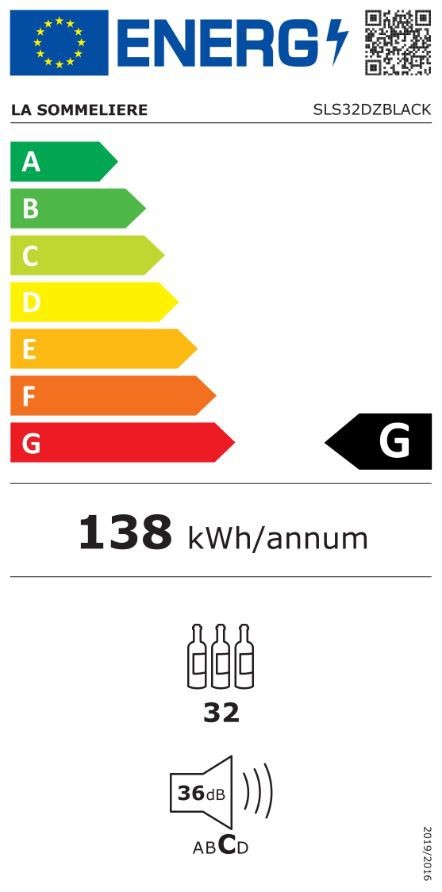 La Sommeliere SLS32DZB Viinikaappi – kuva 5