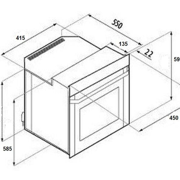 Starkke STD45BL Uuni – kuva 2