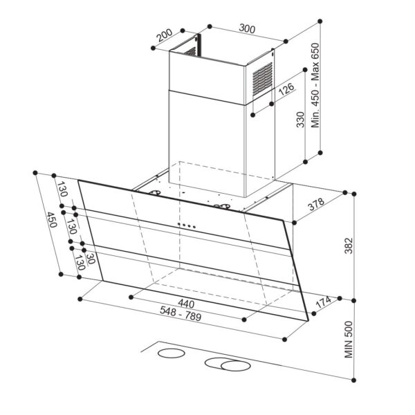 Faber STEELMAXEV8BKXA55 Liesituuletin – kuva 2