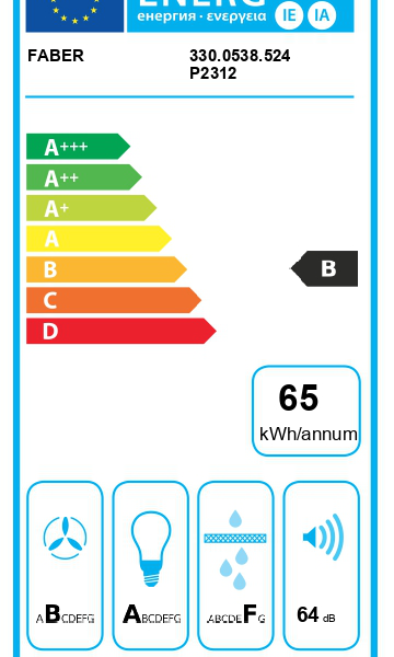 Faber STEELMAXEV8BKXA55 Liesituuletin – kuva 1