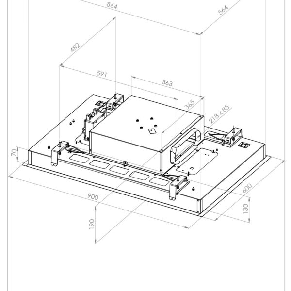 Ciarko Design SUFRAMEB Liesituuletin – kuva 3