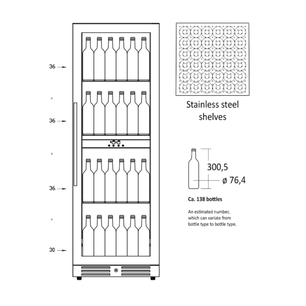 Scandomestic SV1382B Viinikaappi – kuva 4