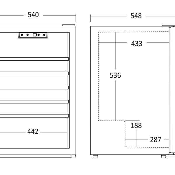 Scandomestic SV45B Viinikaappi – kuva 3