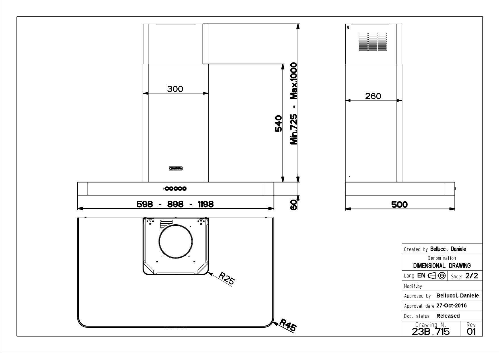 Faber T-LIGHT-90_WH Liesituuletin – kuva 2