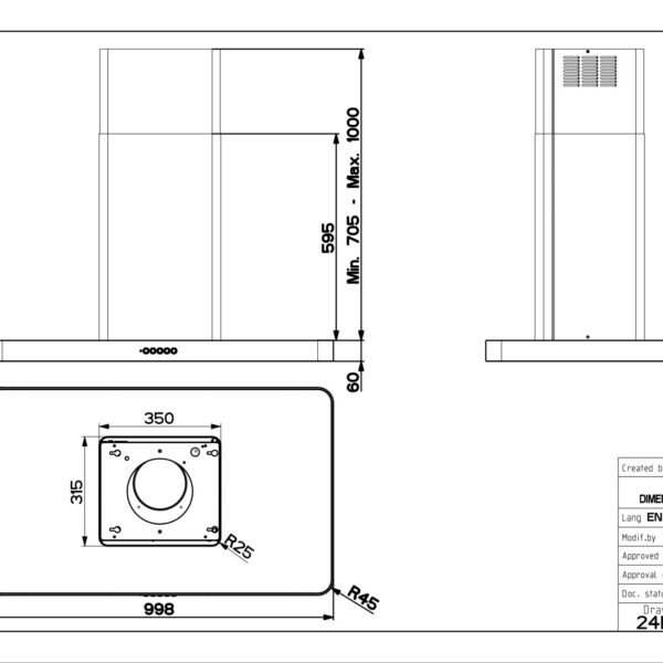 Faber T-LIGHT-ISOLA_X Saarekeliesituuletin – kuva 2
