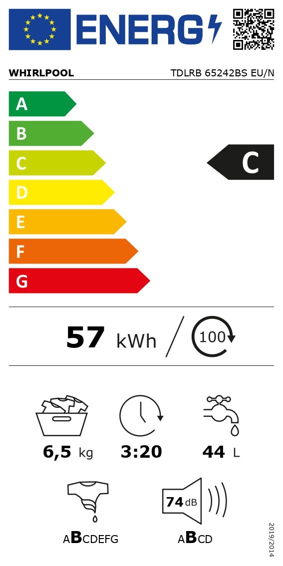 Whirlpool TDLRB65242BSEUN Pyykinpesukone – kuva 4